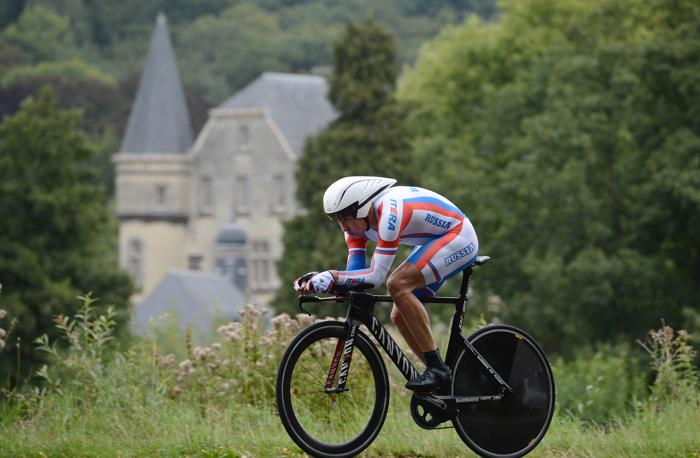 Антон Воробьёв — чемпион мира в гонке с раздельным стартом среди молодёжи. Фоторепортаж. Фото: Bryn Lennon/Getty Images
